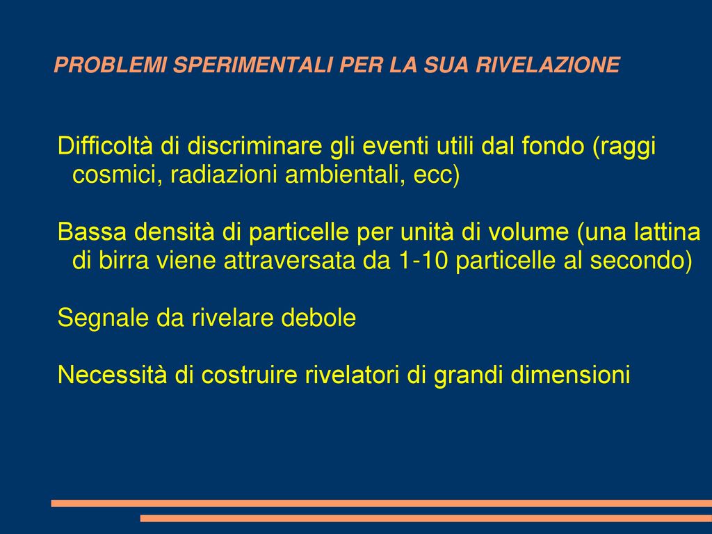 La Rivelazione Diretta Della Materia Oscura Ppt Scaricare